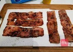 Illustration of how to make bacon sandwiches that are delicious but not fat 4