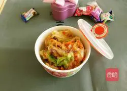 Illustration of making homemade kimchi 8