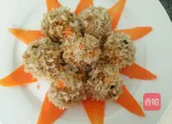 Illustration of how to make spiced pearl meatballs 8