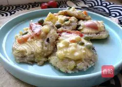 Mini pizza (baby version) Illustration of how to do it 1