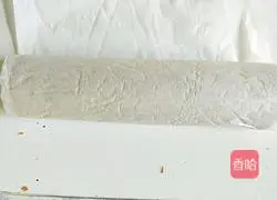 Illustration of how to make Matcha flavored cake roll 15