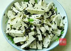Illustration of how to make toon sprouts mixed with tofu 6