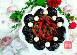 Illustration of how to make braised chicken with mushrooms 6