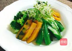 Illustration of how to make vegetable salad 10