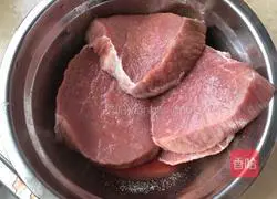 Illustration of how to fry steak 1