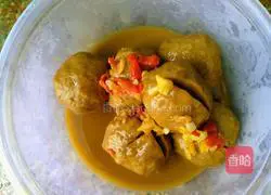 Illustration of how to make stir-fried beef balls 8