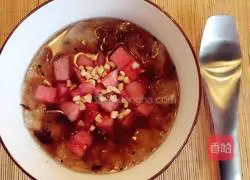 Illustration of how to make fruit ice powder 9