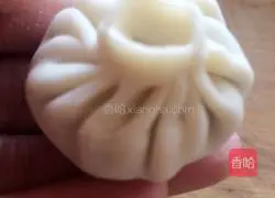 Illustration of how to make shepherd’s purse and fresh meat Xiao Long Bao 7