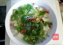 Chinese cabbage Illustration of how to make tofu soup (Pearl Jade White Jade Soup) 9