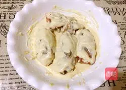 Illustration of how to make vegetable chicken rolls 12