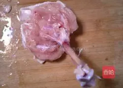 Illustration of braised chicken legs with mushrooms 2