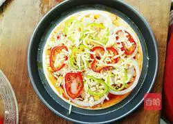 Shrimp pizza~pizza recipe illustration 5