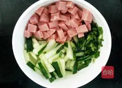 Lazy version of Chinese pizza recipe 1