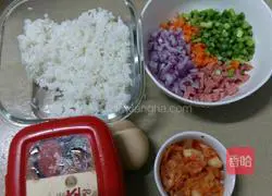 Korean kimchi fried rice recipe 1