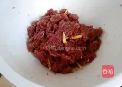 Illustration of stir-fried beef 3