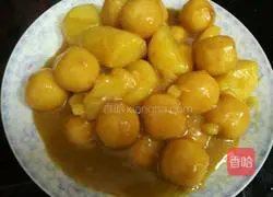 Illustration of how to make curry fish eggs 5