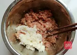 Illustration of how to make Sixi meatballs 8