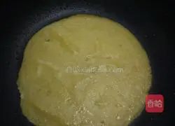 Illustration of how to make mango pancake 5
