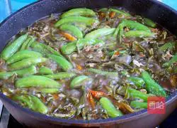 Korean style - Illustration of making soy beef and chili 12