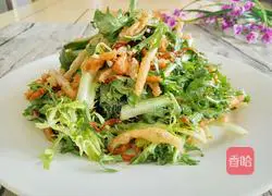 Illustration of how to make bitter chrysanthemum dumplings 8