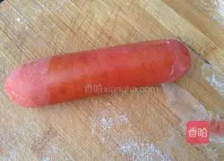 Illustration of how to make sausage bread 10