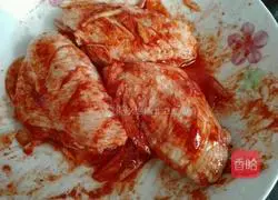 Illustration of marinated chicken wings (barbecue version) 8