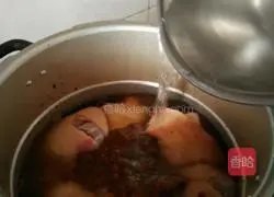 Illustration of how to make sauced elbows in pressure cooker 9