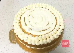 Illustration of how to make cream fruit cake 8