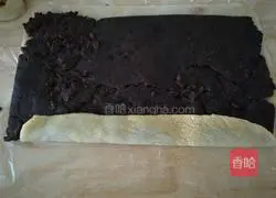 Illustration of Chinese dessert donkey rolling 3