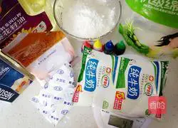 Rainbow Cake Roll Recipe Illustration 1