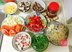 Illustration of how to make colorful five-flavored mochi (pasta) 1