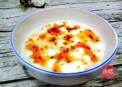 Illustration of how to make rock brine tofu brain 11