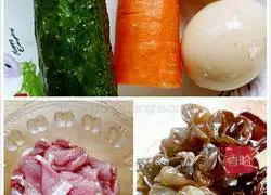 Stir-fried Mushu Pork Practice illustration 1