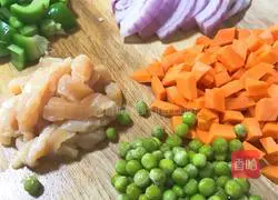 Illustration of how to make chicken breast pizza (oven version) 4