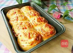 How to make cheese and ham bread Illustration 17