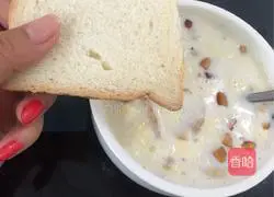 Milk Illustration of how to make egg fermented glutinous rice 7