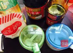 Chicken stir-fry Illustration of how to make rice noodles 2