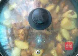 Illustration of how to make chicken stewed with potatoes 8