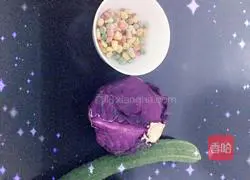 Assorted corn vegetable and fruit salad Illustration of how to do it 1