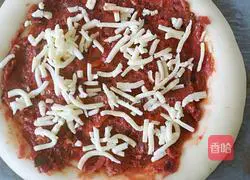 Thick base mushroom and ham pizza recipe 7