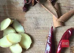 Illustration of braised chicken legs 2