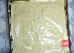 Illustration of how to make Matcha flavored cake roll 10