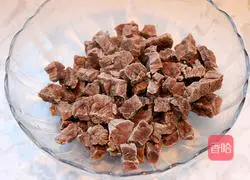 Korean flavor - illustration of how to make soy beef chili 7