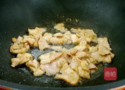 Illustration of how to make hot pepper dried tofu 2