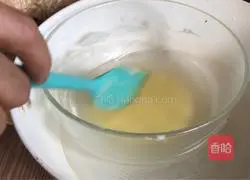 Illustration of how to make simulated mousse cake 3