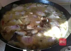 Illustration of how to make pickled cabbage, tofu and fish 5