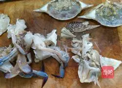 Illustration of how to make noodles with crabs 2