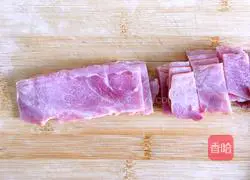 Illustration of how to make fried seafood mushrooms with bacon 2