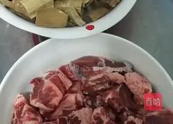 Illustration of braised beef with dried bamboo shoots 2