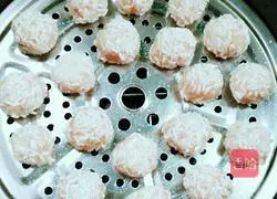 Illustration of how to make pearl dumplings 6